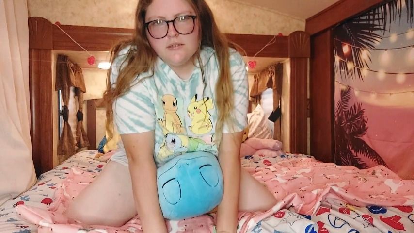 Little Lulu Humps Her Pokemon Plushies