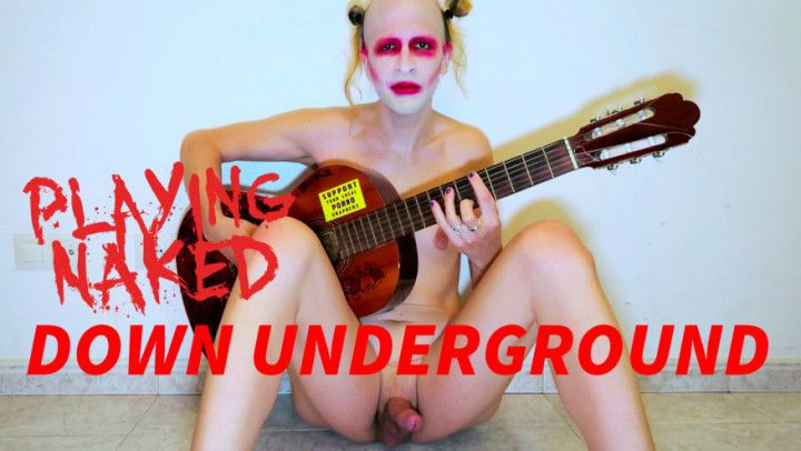 Playing a song all naked