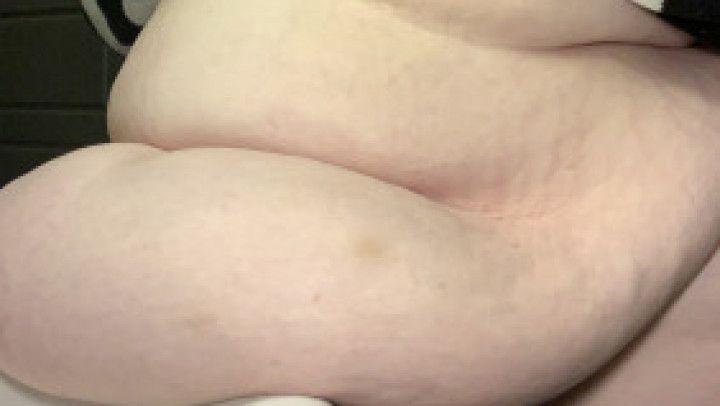 Bloated Belly Plopping Weighing My Double Belly