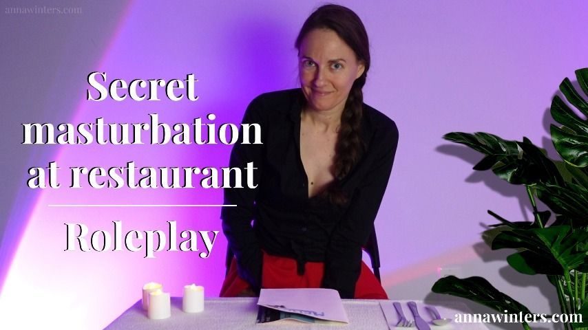 Secret Masturbation at the Restaurant