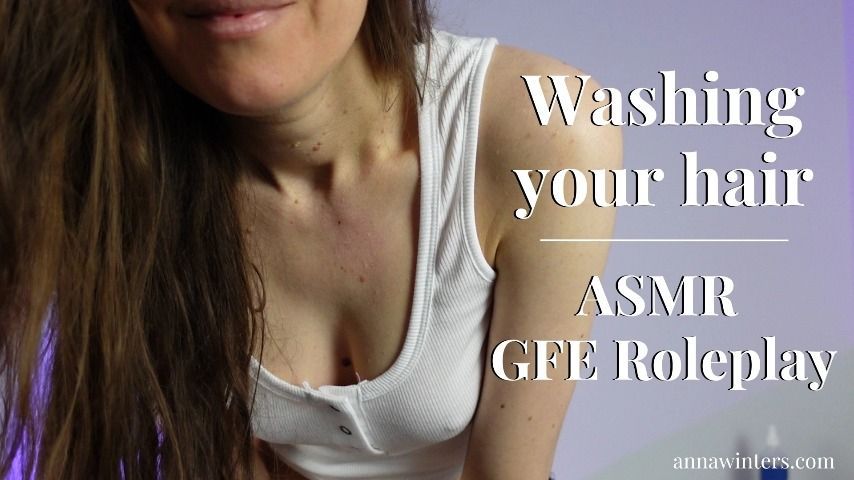 Sweet Girlfriend Washes Your Hair - ASMR