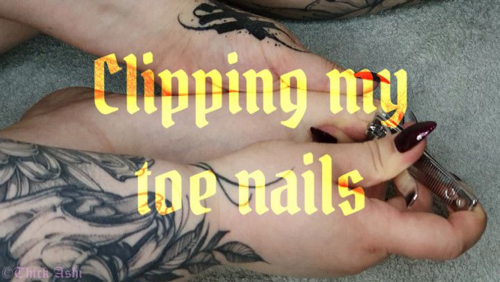 Clipping My Toe Nails