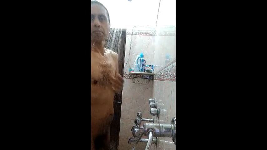 Nude sexy dance in bathroom New