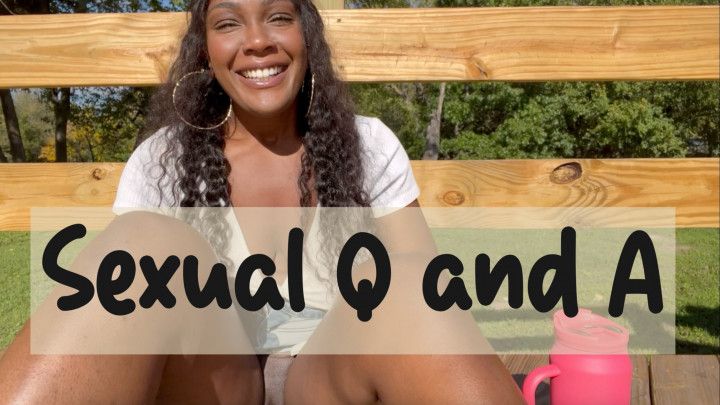 Sexual Q and A