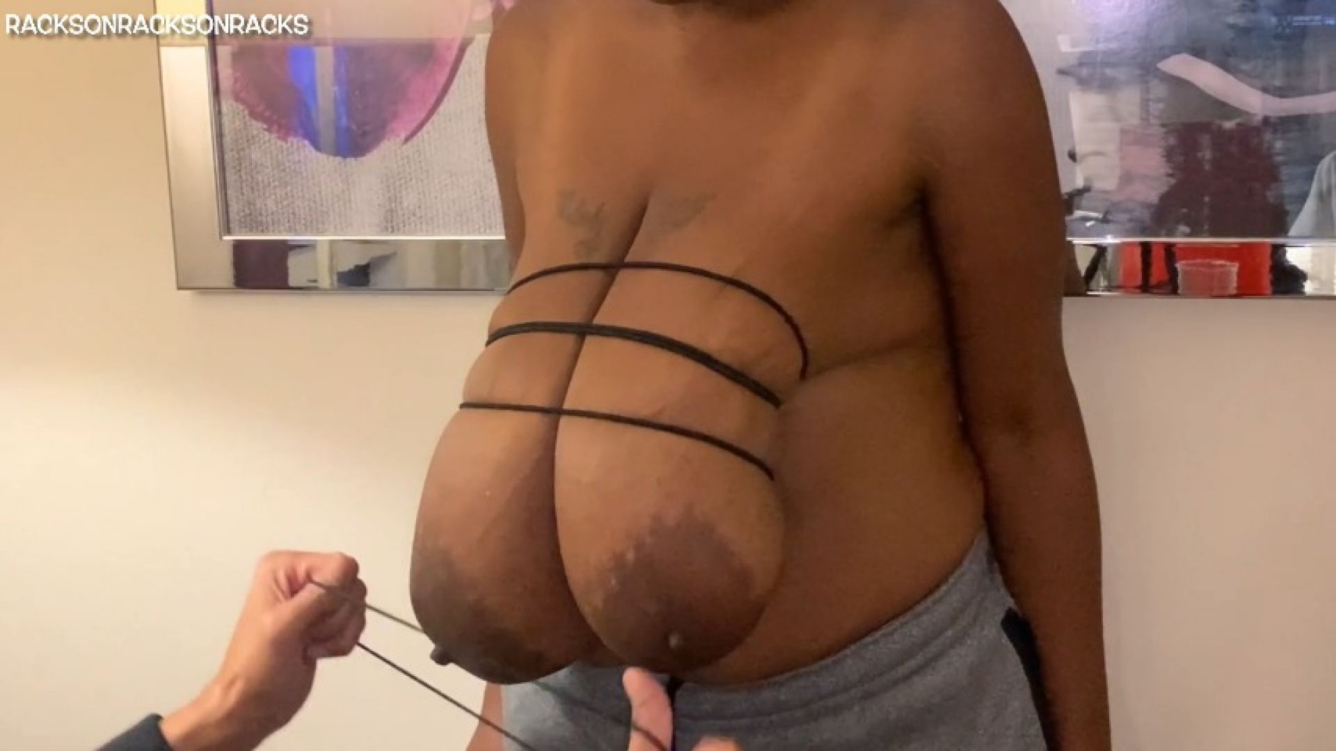 Big Black Boobs in Bondage