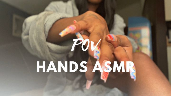 Long Nails, Hands Fetish ASMR