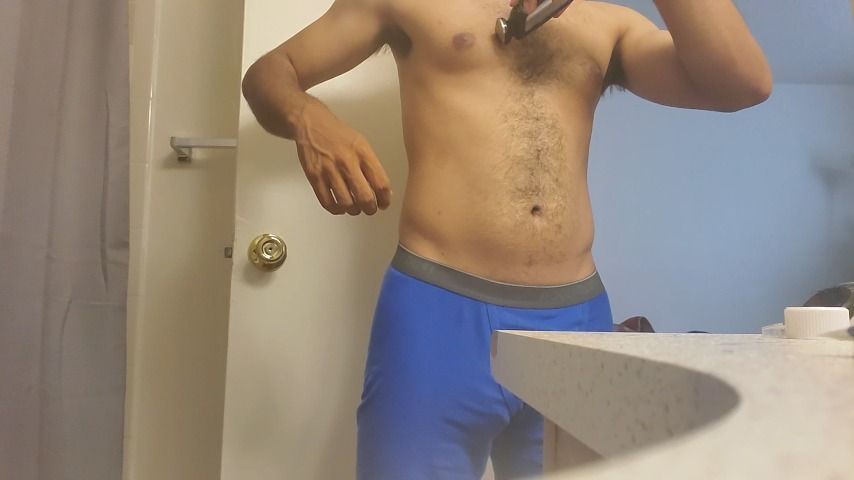 Trimming Down Chest Hair