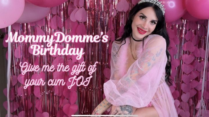 MommyDomme's Birthday gift of your cum JOI