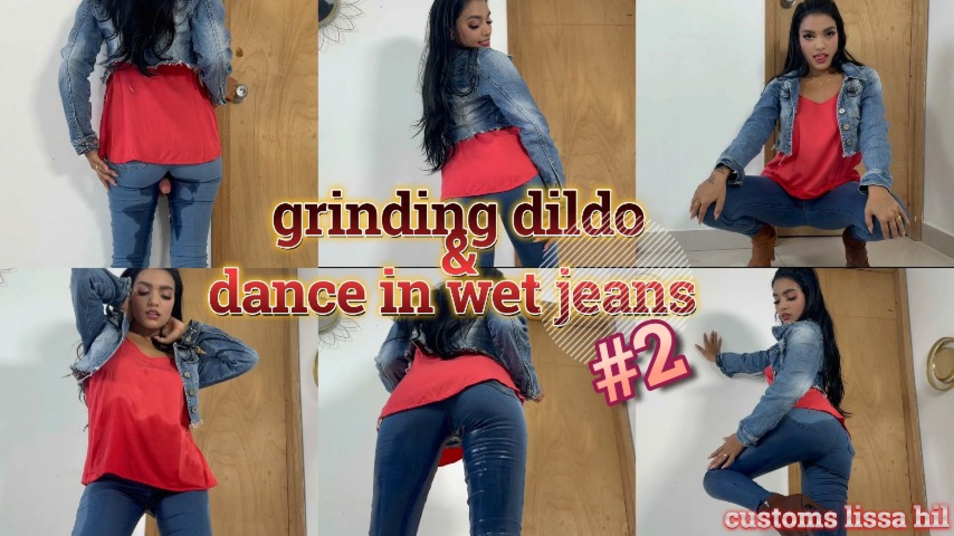 GRINDING DILDO &amp; PEE EN JEANS