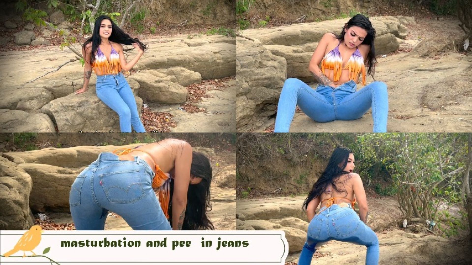 MASTURBATION IN JEANS