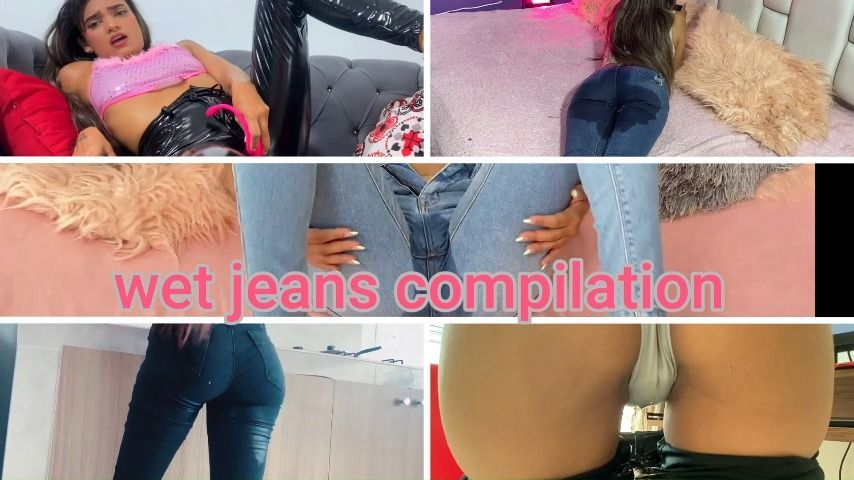 wet jeans compilation