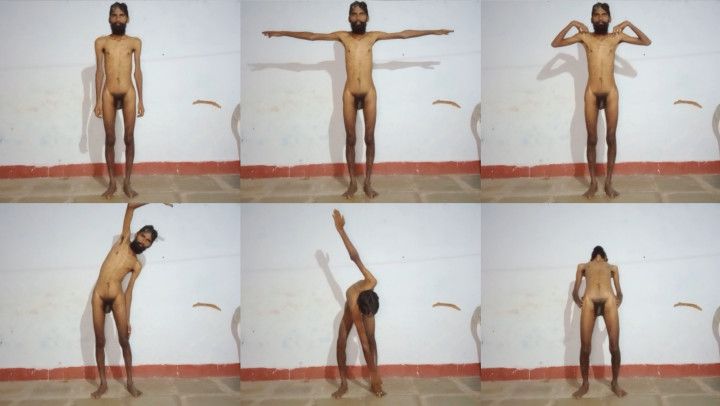 Rajesh Playboy 993 striptease underwear exercising video