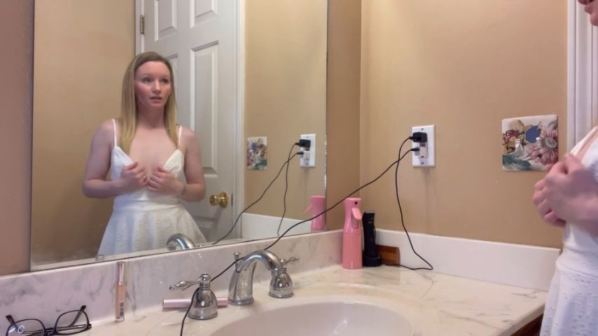 Mirror reflection masturbation