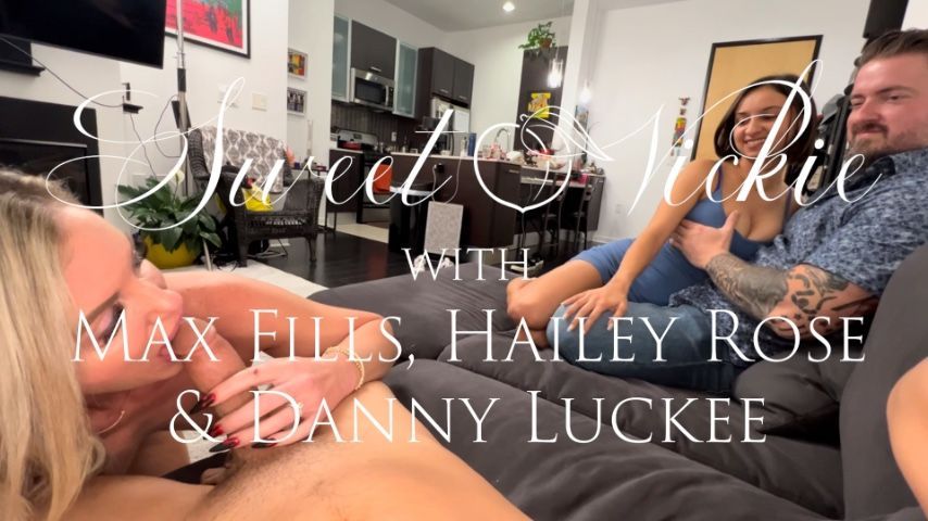 Vickie teases hubby by fucking Max