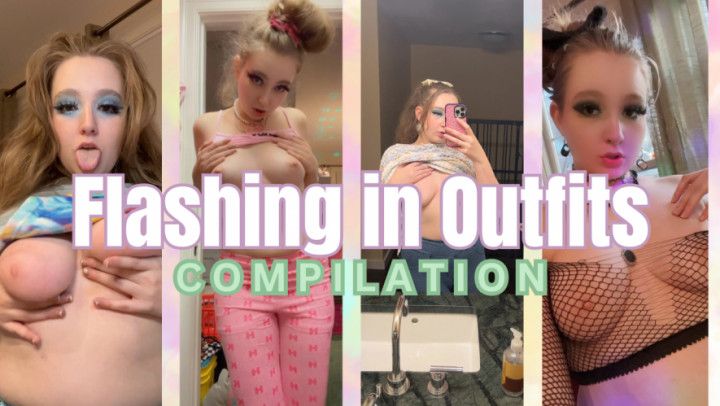 Flashing in Outfits Clip Compilation