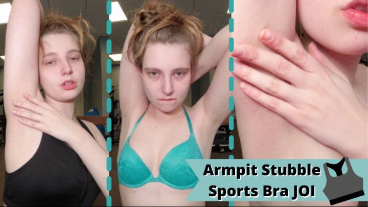 Armpit Stubble Sports Bra JOI