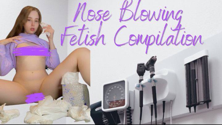 Nose Blowing Fetish Compilation