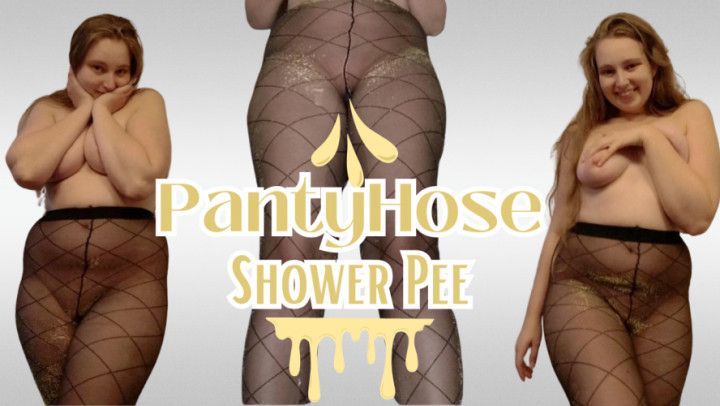 PantyHose Shower PEE