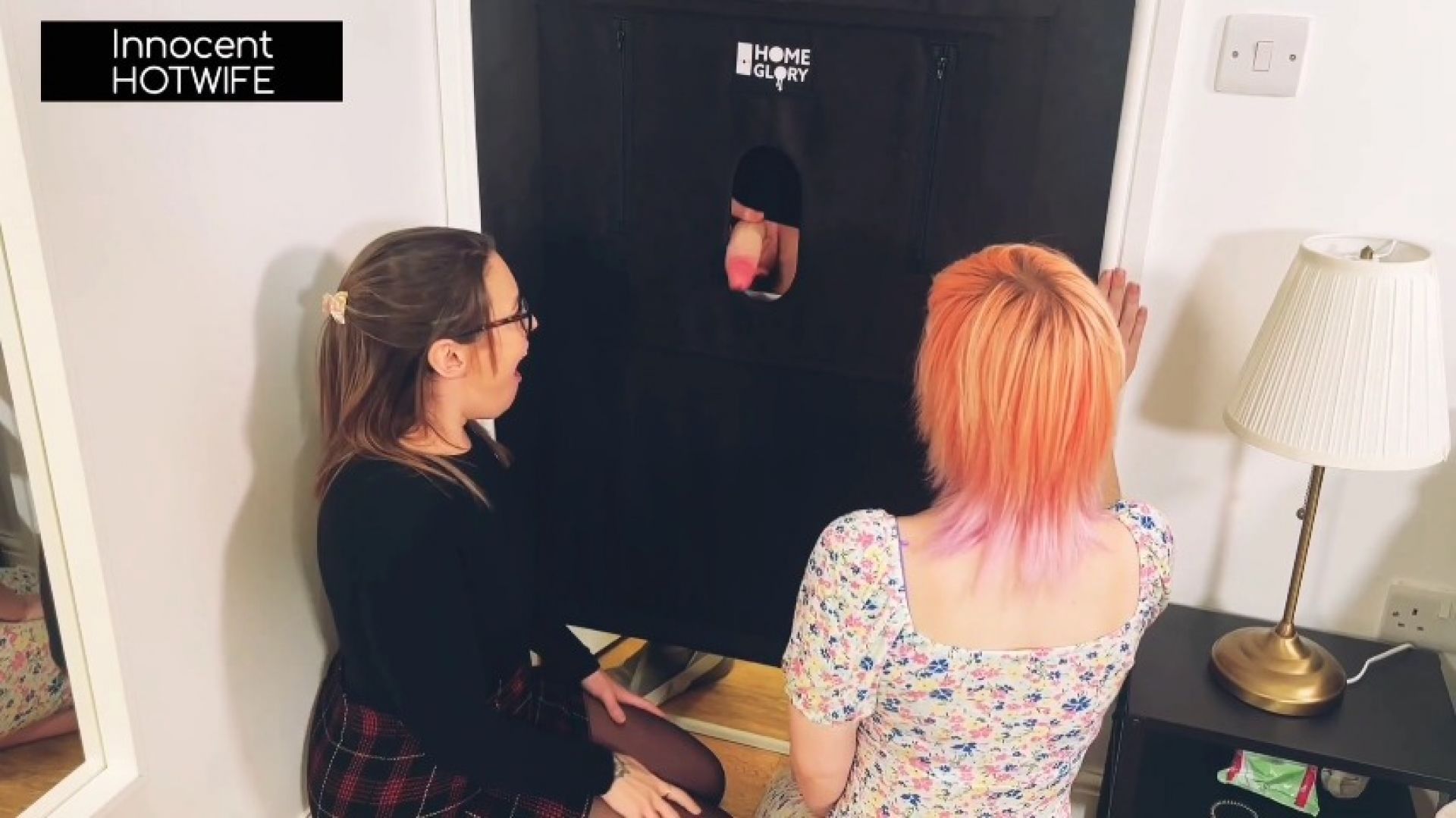 Kitty gives me a helping hand and mouth) at a Glory Hole