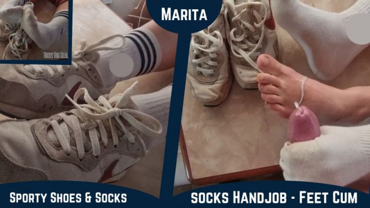 Marita - Sock over Hand - Handjob Sockjob