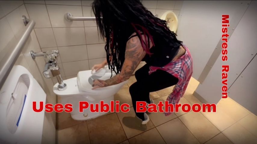 USING THE STORE BATHROOM - CENSORED