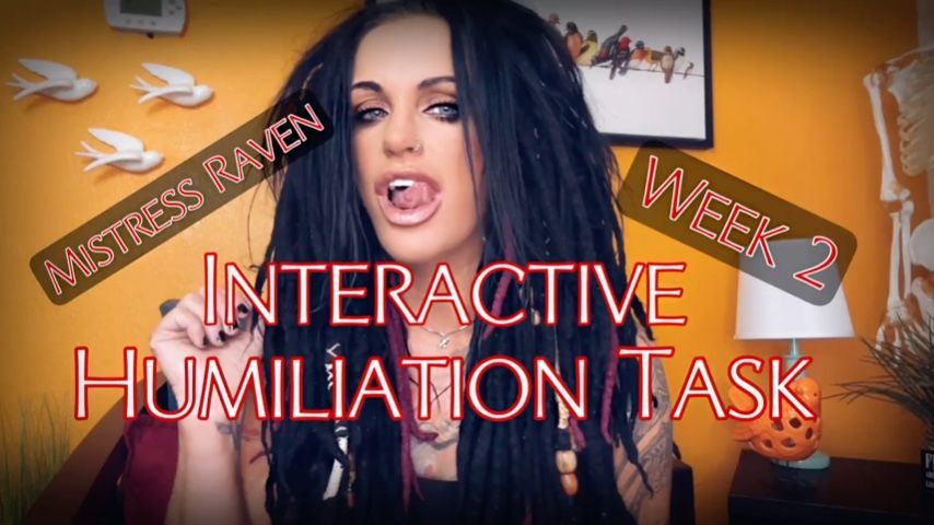 INTERACTIVE HUMILIATION TASK 2023 - WK 2