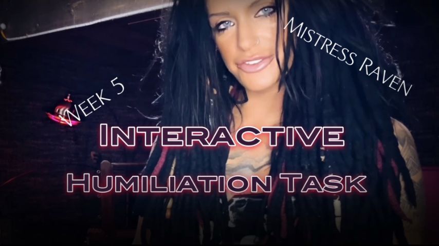 INTERACTIVE HUMILIATION TASK 2023 - WK 5