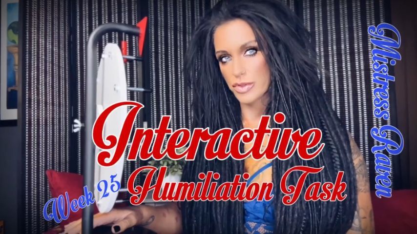 INTERACTIVE HUMILIATION TASK 2023 - WEEK 25