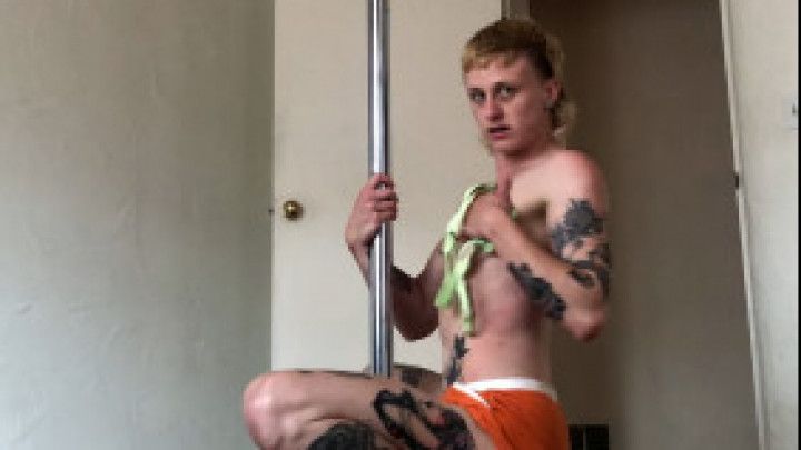 ftm twink strips working the pole