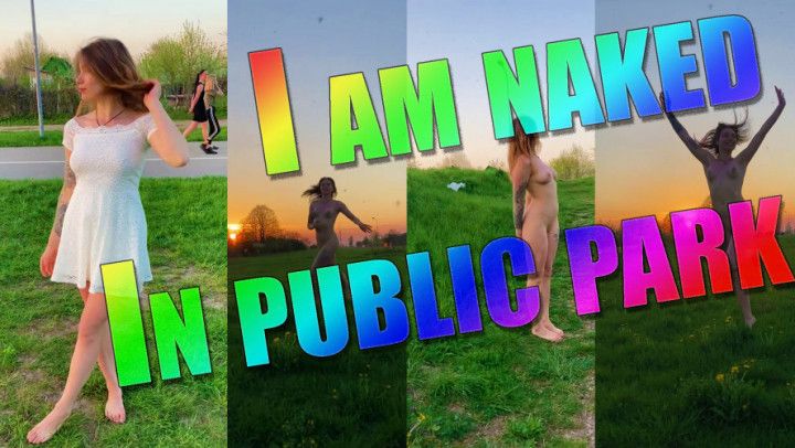 getting naked in a public park