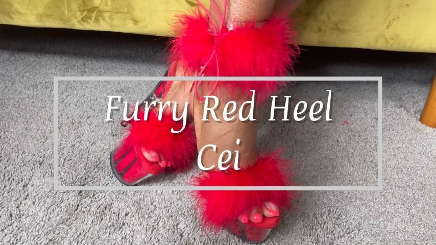 Furry Red Heel CEI