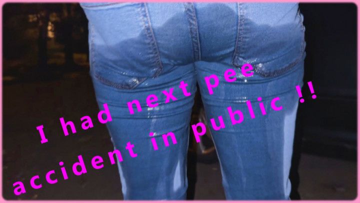 I had next pee accident in public