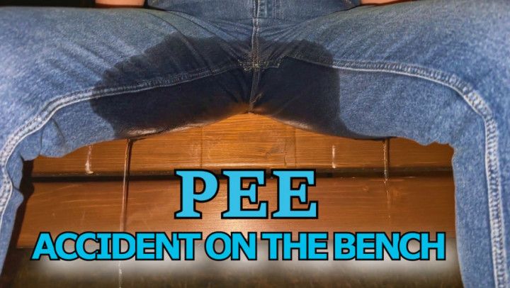 Pee accident on the bench