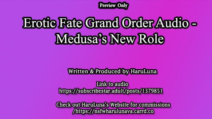 Medusa's New Role - 18+ Fate Grand Order Audio