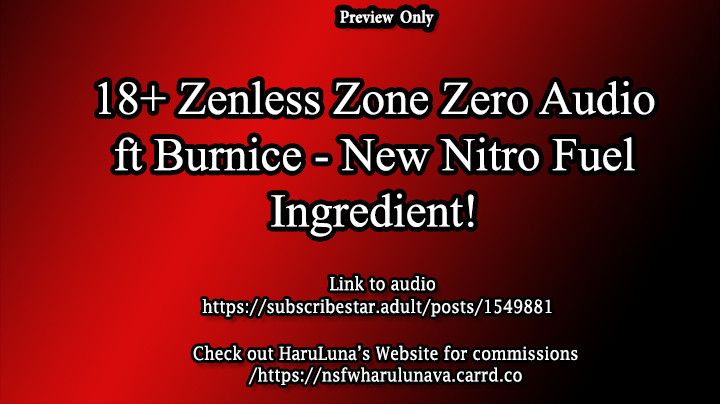 18+ Audio - Burnice's New Nitro Fuel Ingredient