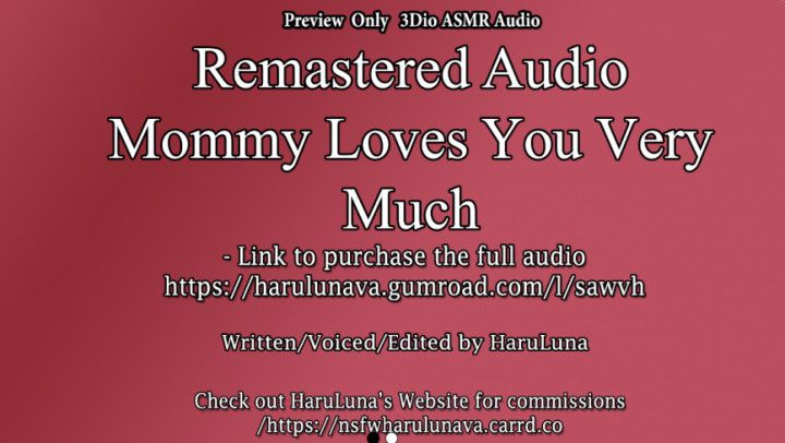 18+ 3Dio ASMR Audio - Mommy Loves You Very Much