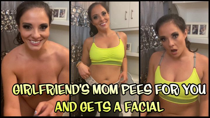 Girlfriend's Mom Pees For You and Gets a Facial