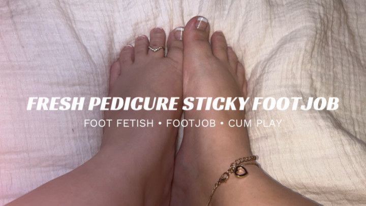 Fresh Pedicure Footjob