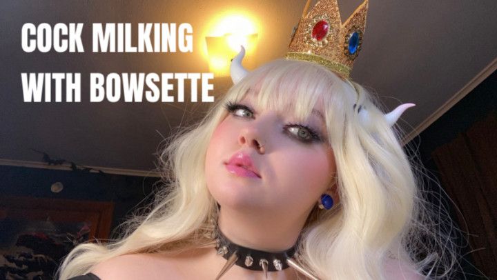 Cock Milking With Bowsette