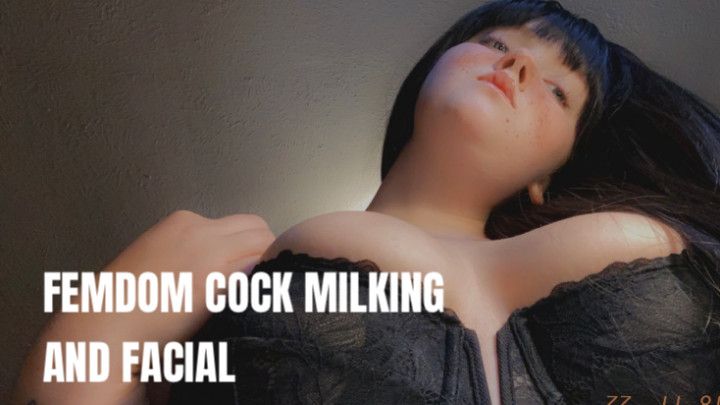 Femdom Milking and Facial