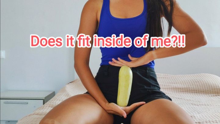 I masturbated with a zucchini