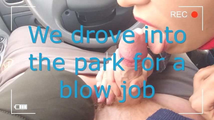 We drove into the park for a blow job