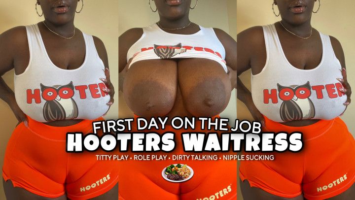 Hooter Waitress  First Day On The Job