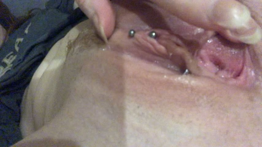 Cum Play with My Pierced Pussy