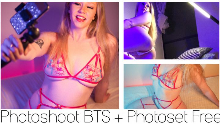 BTS my photoshoot Video + BONUS Photoset