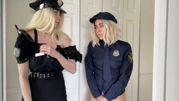 Embarrassed Cops Get Stripped