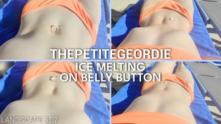 Belly Button Ice On Tummy