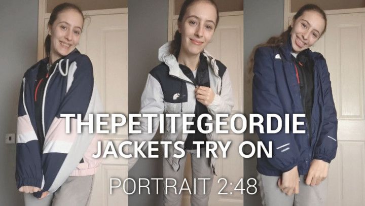 Windbreaker jacket British try on haul