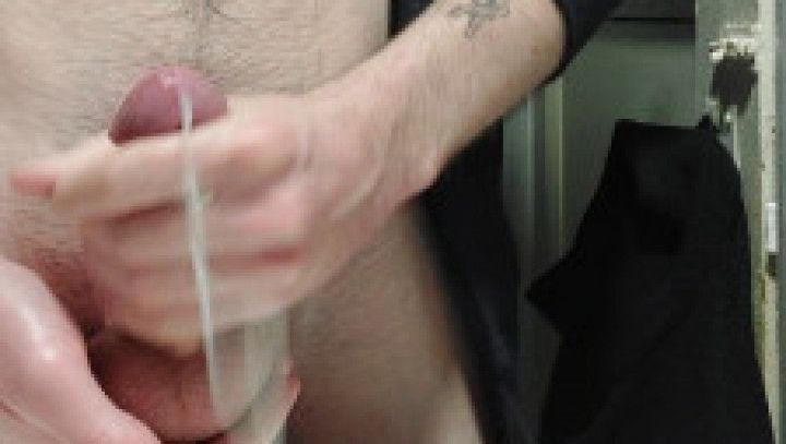 Cupped Balls Cumshot