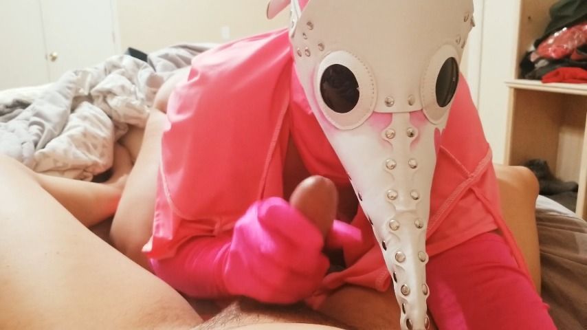 POV Plague Doctress Giving Foot Job